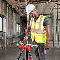 RIDGID 31005 Model 8 Heavy-Duty Straight Pipe Wrench, 8-inch Plumbing Wrench, Small, Red