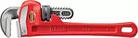RIDGID 31005 Model 8 Heavy-Duty Straight Pipe Wrench, 8-inch Plumbing Wrench, Small, Red