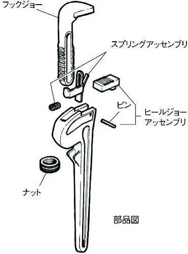 RIDGID 31760 48 Wrench Nut - Pipe Wrench Replacement Part