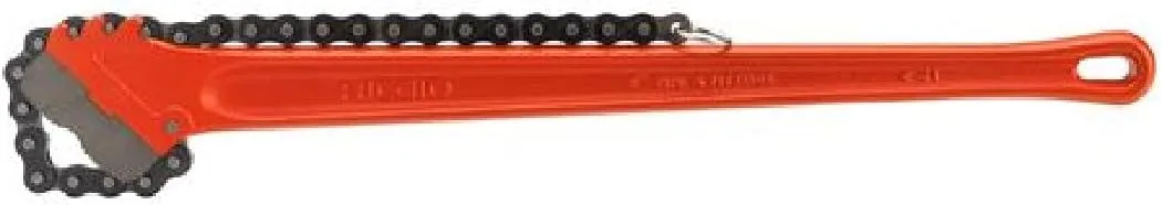 Chain & Strap Wrench: 3" Max Pipe, 20-1/4" Chain Length