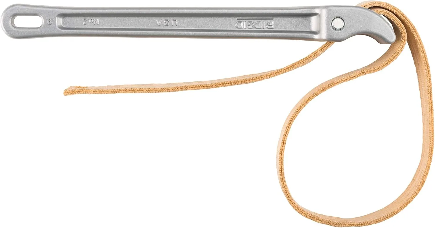 Ridgid 31345 5-1/2" Capacity Strap Wrench, 1-1/8"W Strap