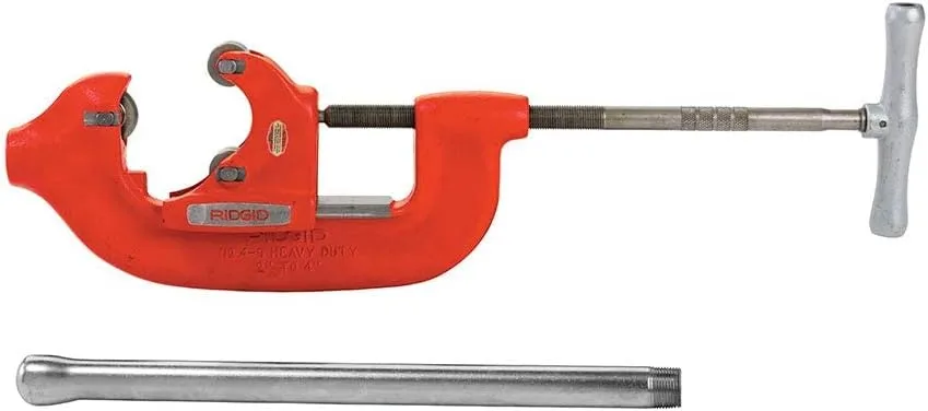 RIDGID 32840 Model 4-S Heavy-Duty Pipe Cutter, 2-inch to 4-inch Steel Pipe Cutter