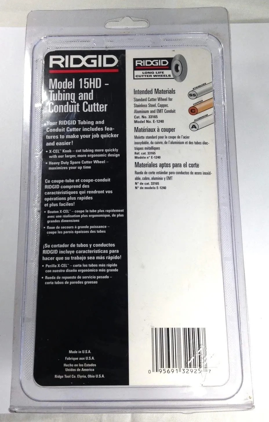 RIDGID Screw-Feed Tubing and Conduit Cutters