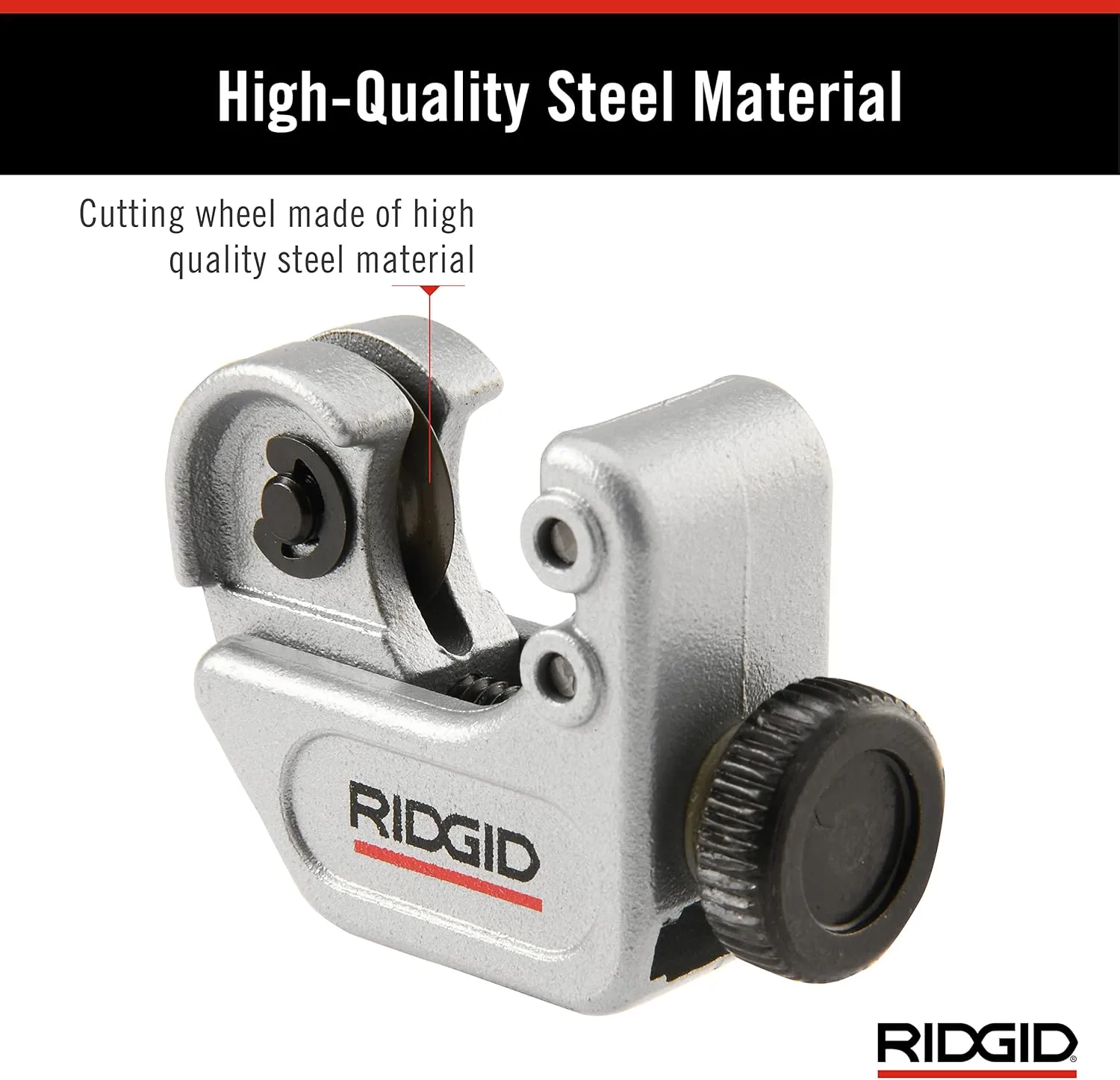RIDGID 32975 Model 103 Close Quarters Tubing Cutter, 1/8-inch to 5/8-inch Tube Cutter , Silver , Small Small Cutter