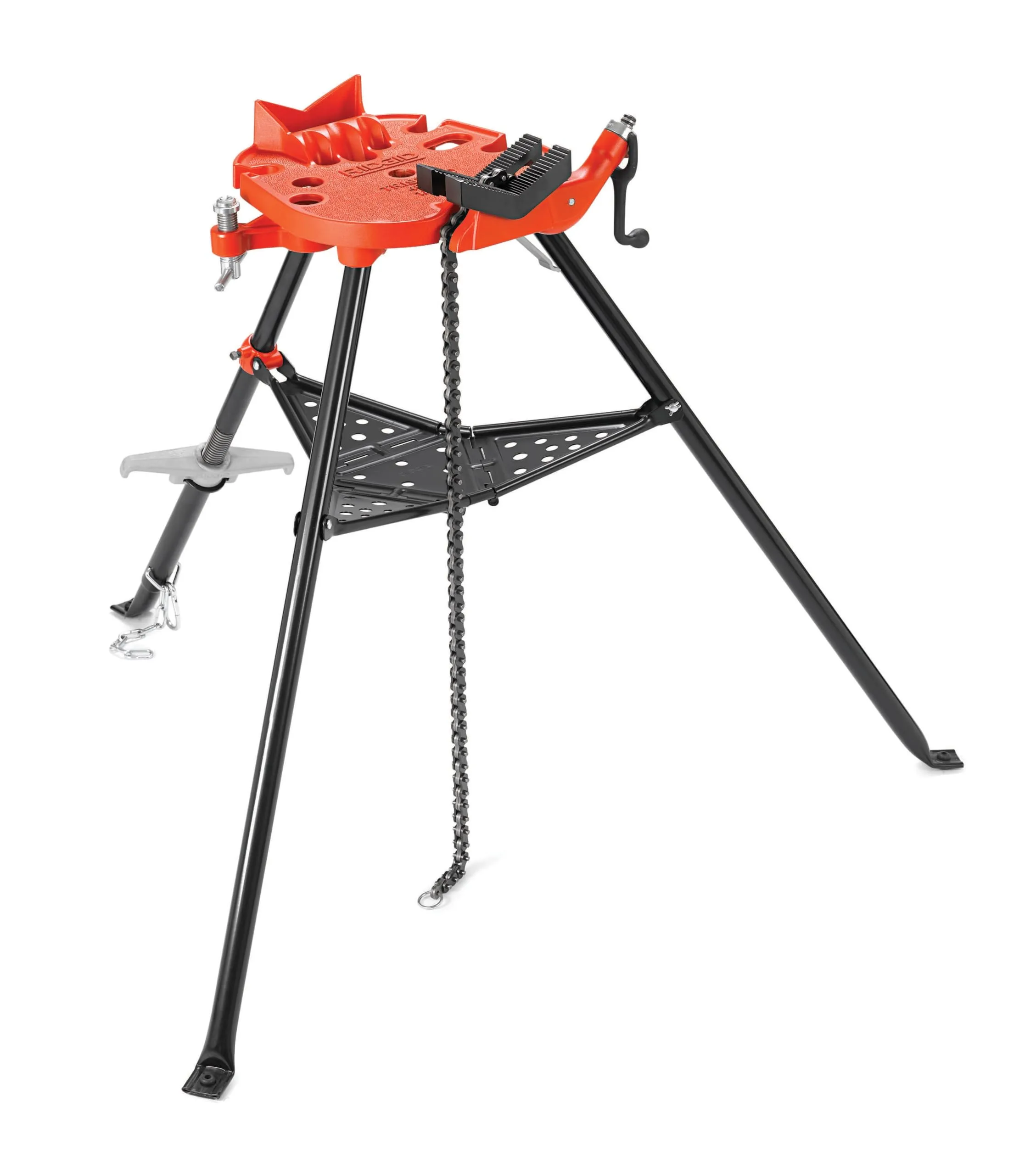 RIDGID 36278 460-12 Portable Tristand Chain Vise (1/8"–12" Pipe Capacity)