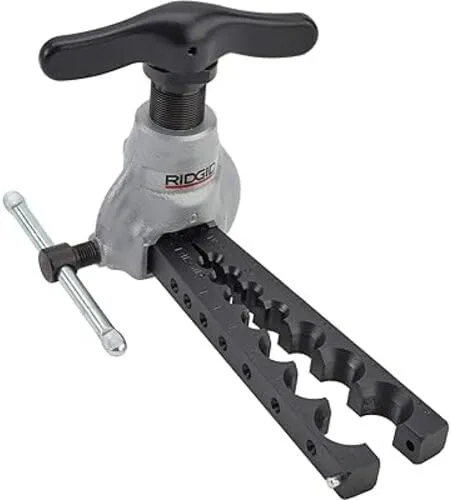 RIDGID 41162 377 Precision Non-Ratcheting Pipe Flaring Tool, Flaring Tool for 37-degree SAE Flares