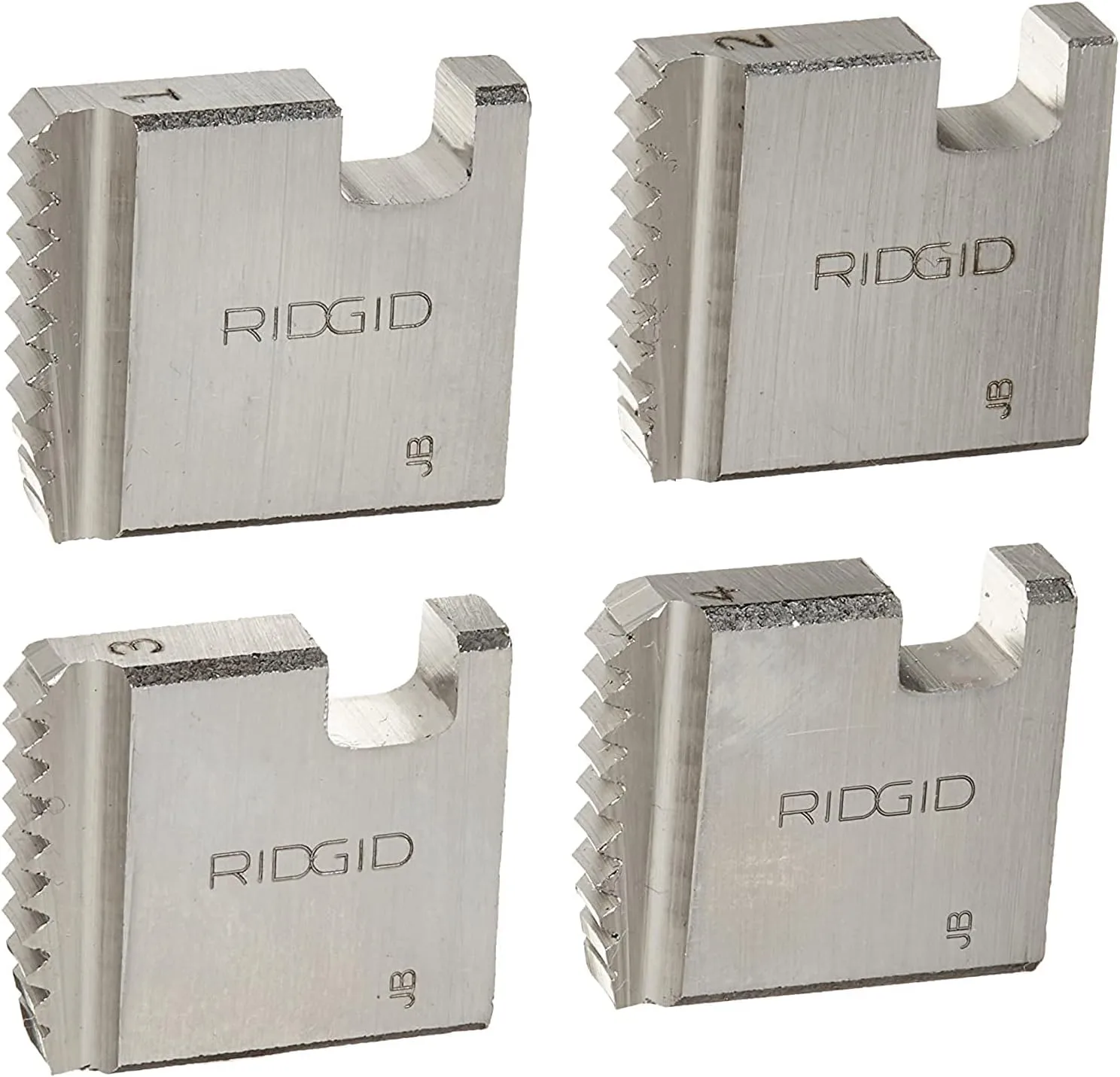 RIDGID 37835 Manual Threader Pipe Dies, Right-Handed Alloy NPT Pipe Dies with Nominal Pipe Size of 1-Inch for Ratchet