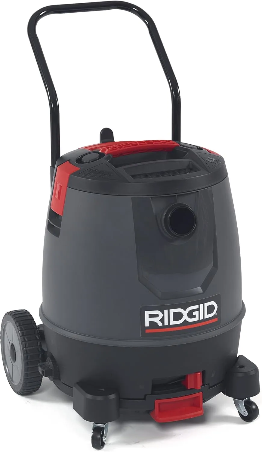 RIDGID 50338 1650RV Motor-on-Bottom Wet Dry Vacuum, 16-Gallon Shop Vacuum with Cart, 6.5 Peak HP Motor, Large Wheels