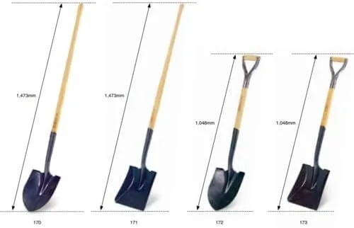 Ridgid 52300 170 Long Handle Round Point Shovel