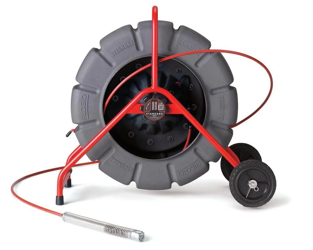 RIDGID 63583 325' SeeSnake Self-Leveling TruSense Sewer Camera Reel, Sewer Inspection
