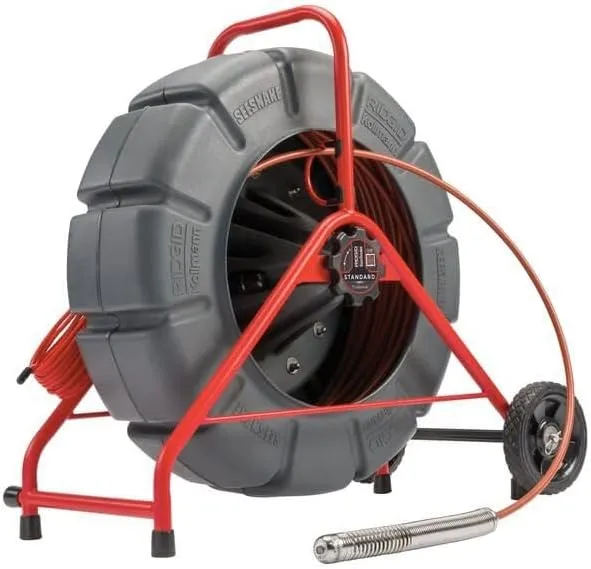 RIDGID 63583 325' SeeSnake Self-Leveling TruSense Sewer Camera Reel, Sewer Inspection