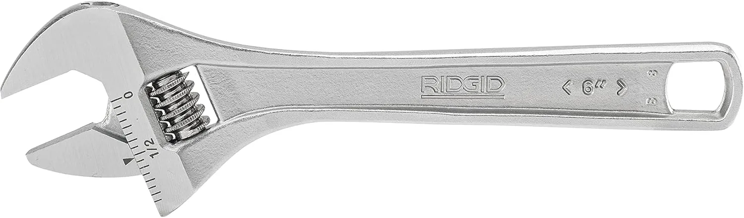 Ridgid 86902 6-Inch Adjustable Wrench Small