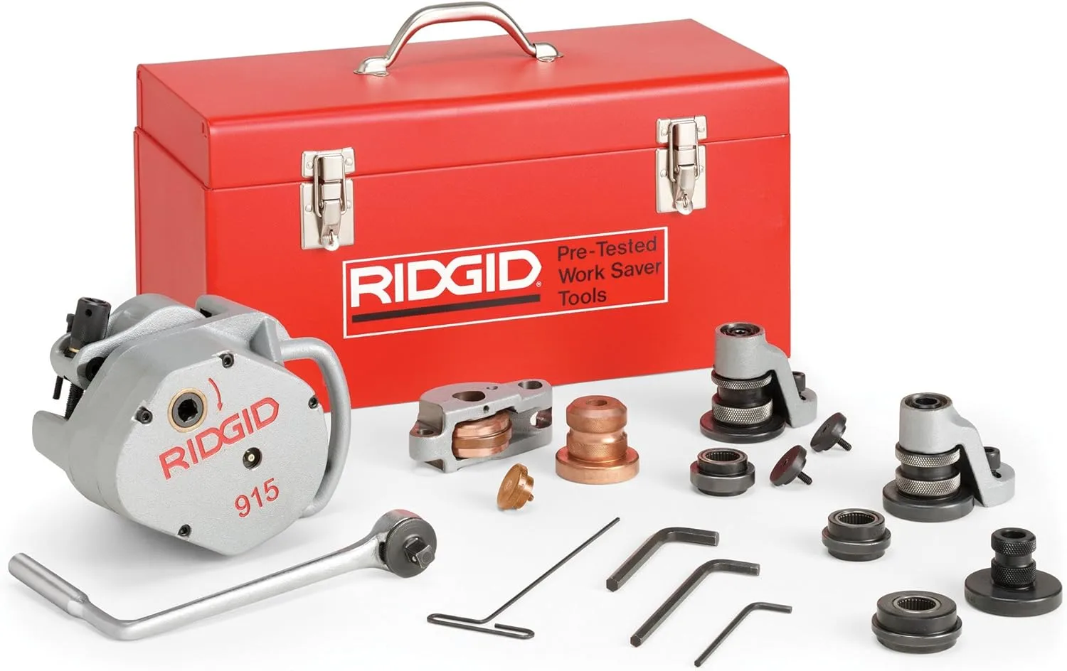 RIDGID 88232 Model 915 Manual Roll Groover for In-Field 1-1/4" to 12" Pipe Applications