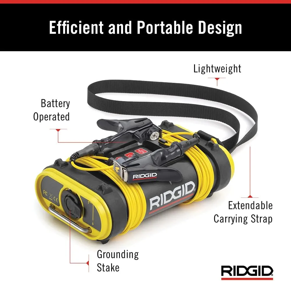 RIDGID 21898 SeekTech ST-305 Line Transmitter, Line Tracer and Underground Line Locator,Yellow,Small