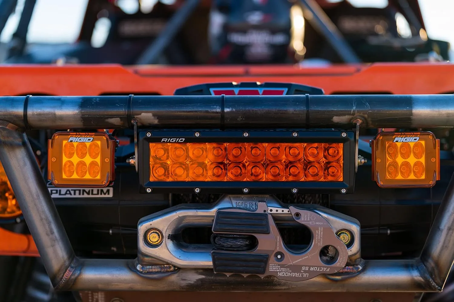 RIGID INDUSTRIES 110223-E-Series 10 inch Spot Beam with Amber PRO Lens