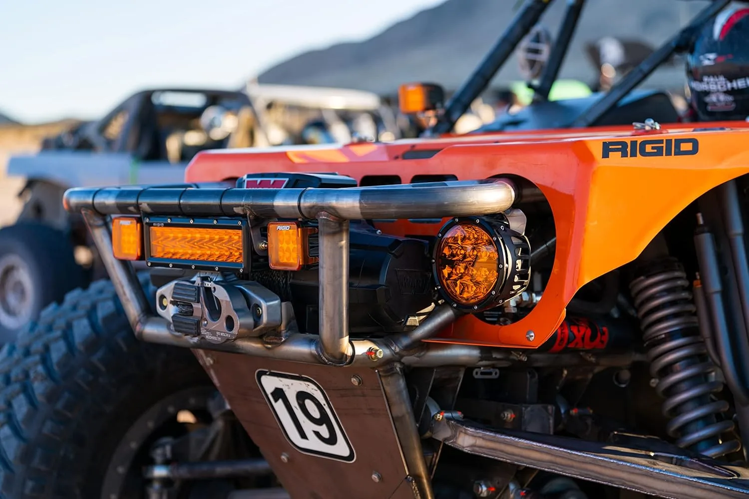 RIGID INDUSTRIES 110223-E-Series 10 inch Spot Beam with Amber PRO Lens
