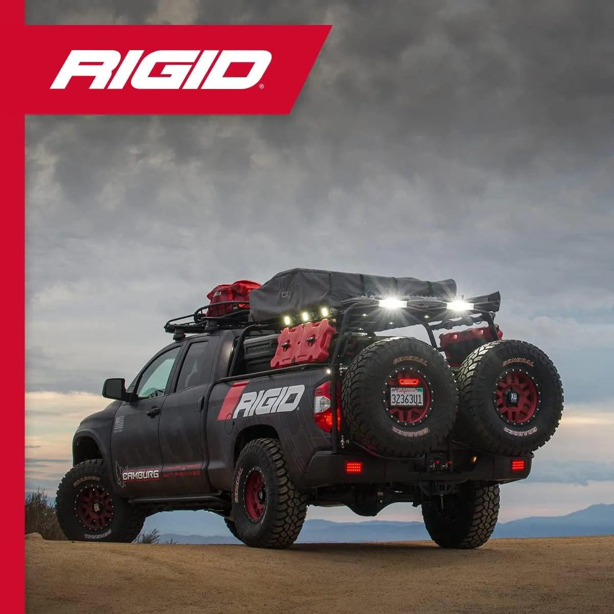 RIGID Industries 1" x 2" 65° - DC Scene Light - Black