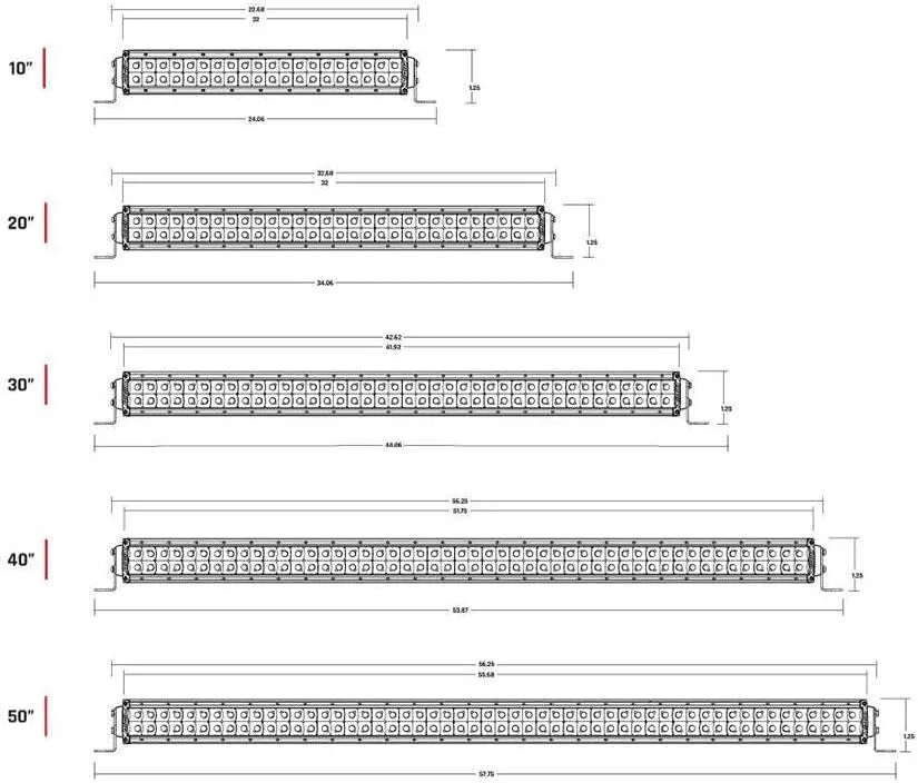 Rigid Industries RDS-Series PRO 54" - Spot LED - White