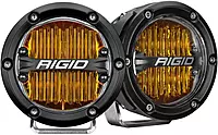 RIGID 36121-360-SERIES PRO 4 INCH SAE COMPLIANT FOG LIGHT SELECTIVE YELLOW | PAIR