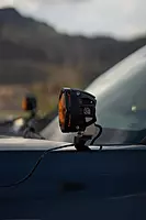 RIGID INDUSTRIES 36123-360 Series 4 Inch Spot with Amber PRO Lens and Back Lighting | Pair