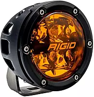RIGID INDUSTRIES 36123-360 Series 4 Inch Spot with Amber PRO Lens and Back Lighting | Pair