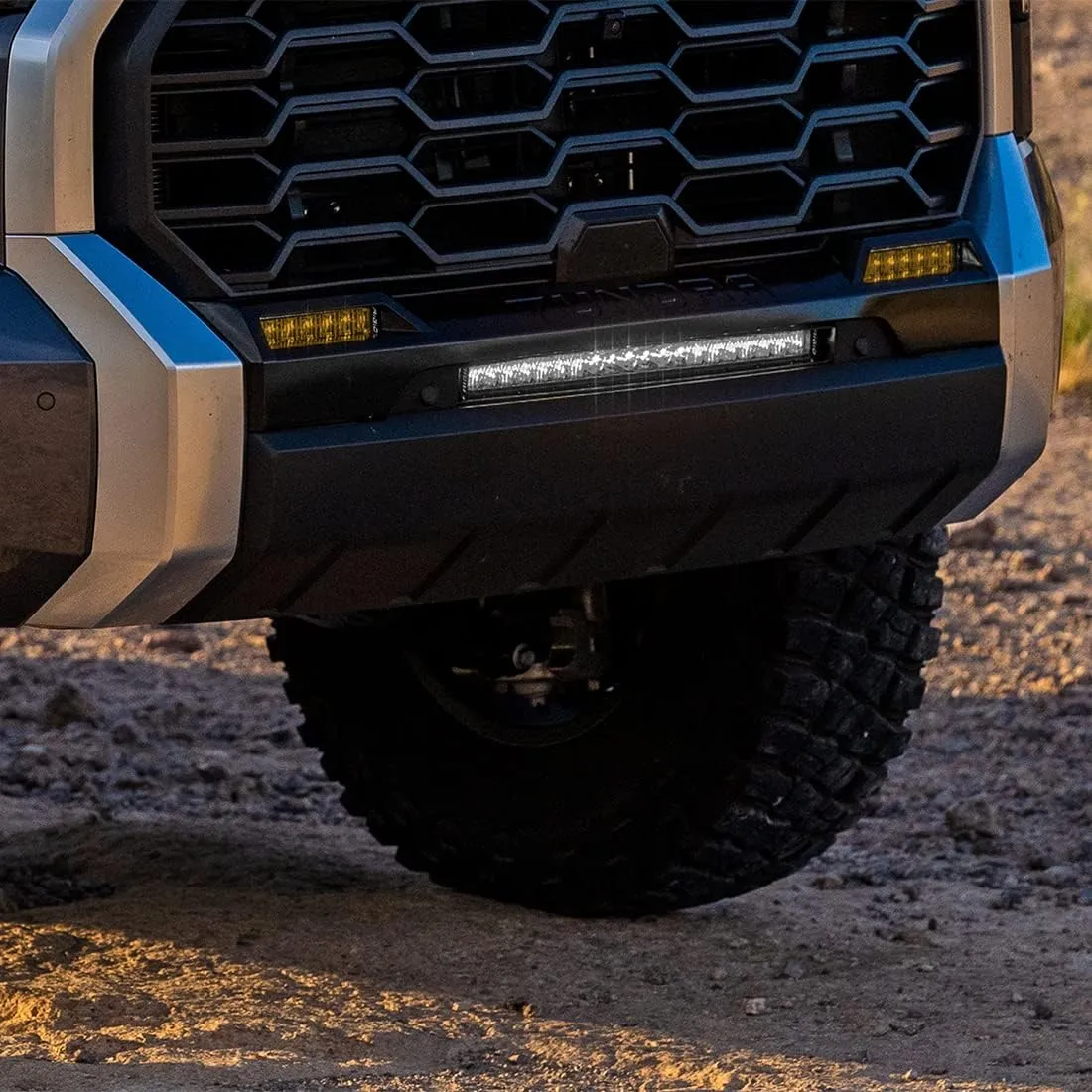 RIGID 37201 Fog Light Kit FITS 2022+ Tundra Includes Pair Of 6" SR (Single Row)-Series Selective Yellow SAE (Street Legal) Fog Lights, Set Of Fog Brackets and H11 (PLUG-N-PLAY) Jumpers