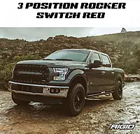 Rigid Industries 40181 3-Position Cherry Rocker Switch