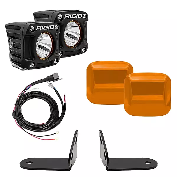 RIGID Industries 41673 Polaris Revolve Amber A-Pillar Light Kit