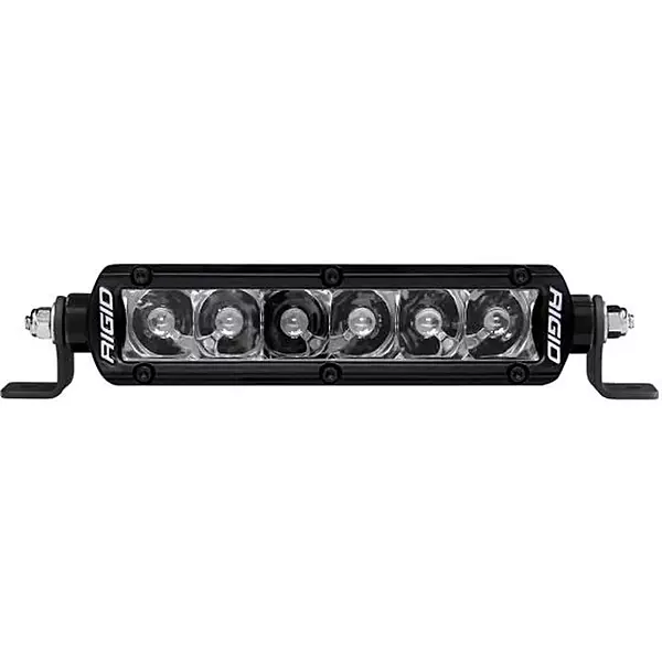 RIGID Single Row - Series PRO 6" SPOT Midnight (Blacked Out Circuit Boards and Chrome Reflectors)