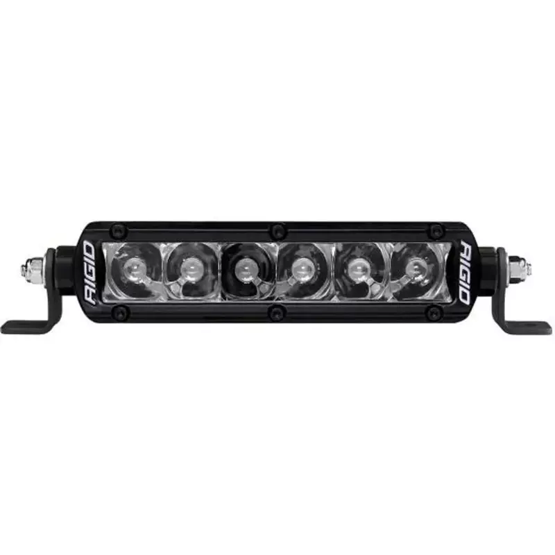 RIGID Single Row - Series PRO 6" SPOT Midnight (Blacked Out Circuit Boards and Chrome Reflectors)
