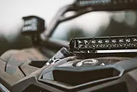 RIGID Single Row - Series PRO 6" SPOT Midnight (Blacked Out Circuit Boards and Chrome Reflectors)