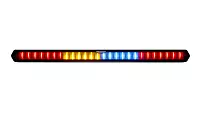 RIGID INDUSTRIES - 901802 Chase Rear Facing, 27 Mode, 5 Color LED Light Bar 28-inch Surface Mount (28 inches)