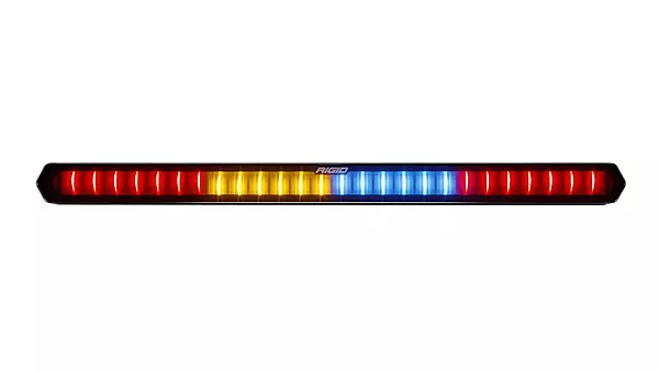 RIGID INDUSTRIES - 901802 Chase Rear Facing, 27 Mode, 5 Color LED Light Bar 28-inch Surface Mount (28 inches)