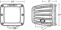 RIGID 50482 - D-Series SAE Compliant Fog Lights Yellow/White Pair