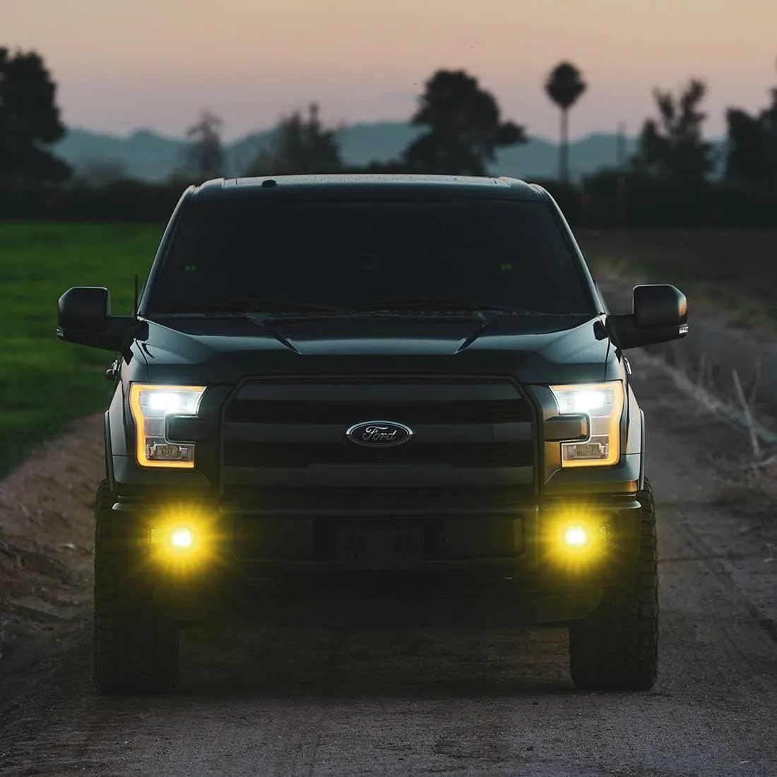 RIGID 50482 - D-Series SAE Compliant Fog Lights Yellow/White Pair