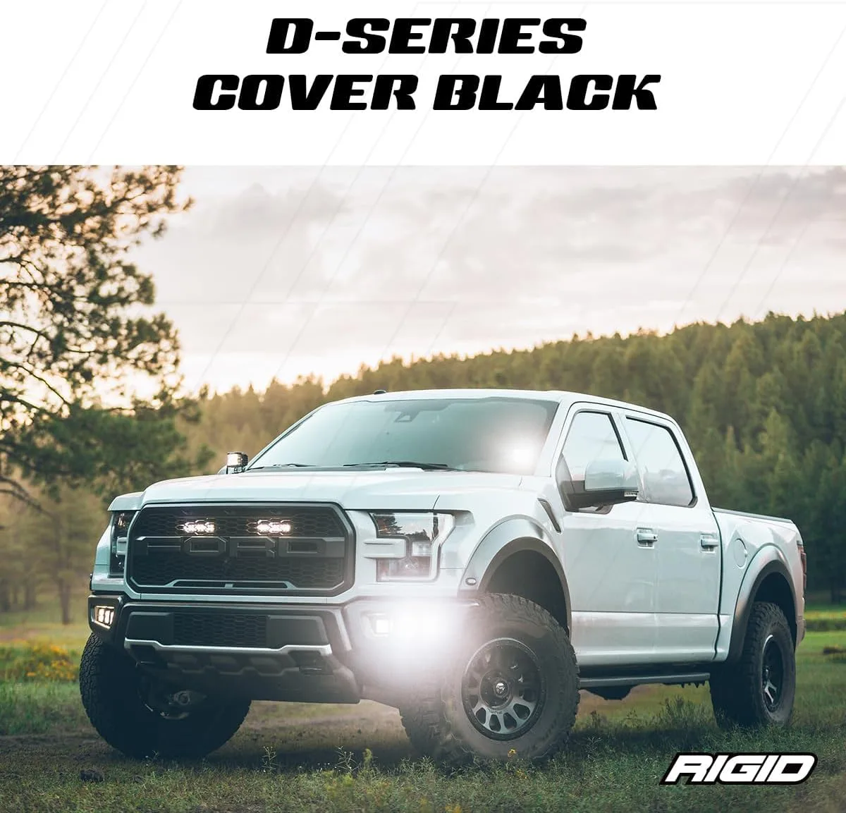 RIGID Industries D-Series Lens Cover - Black