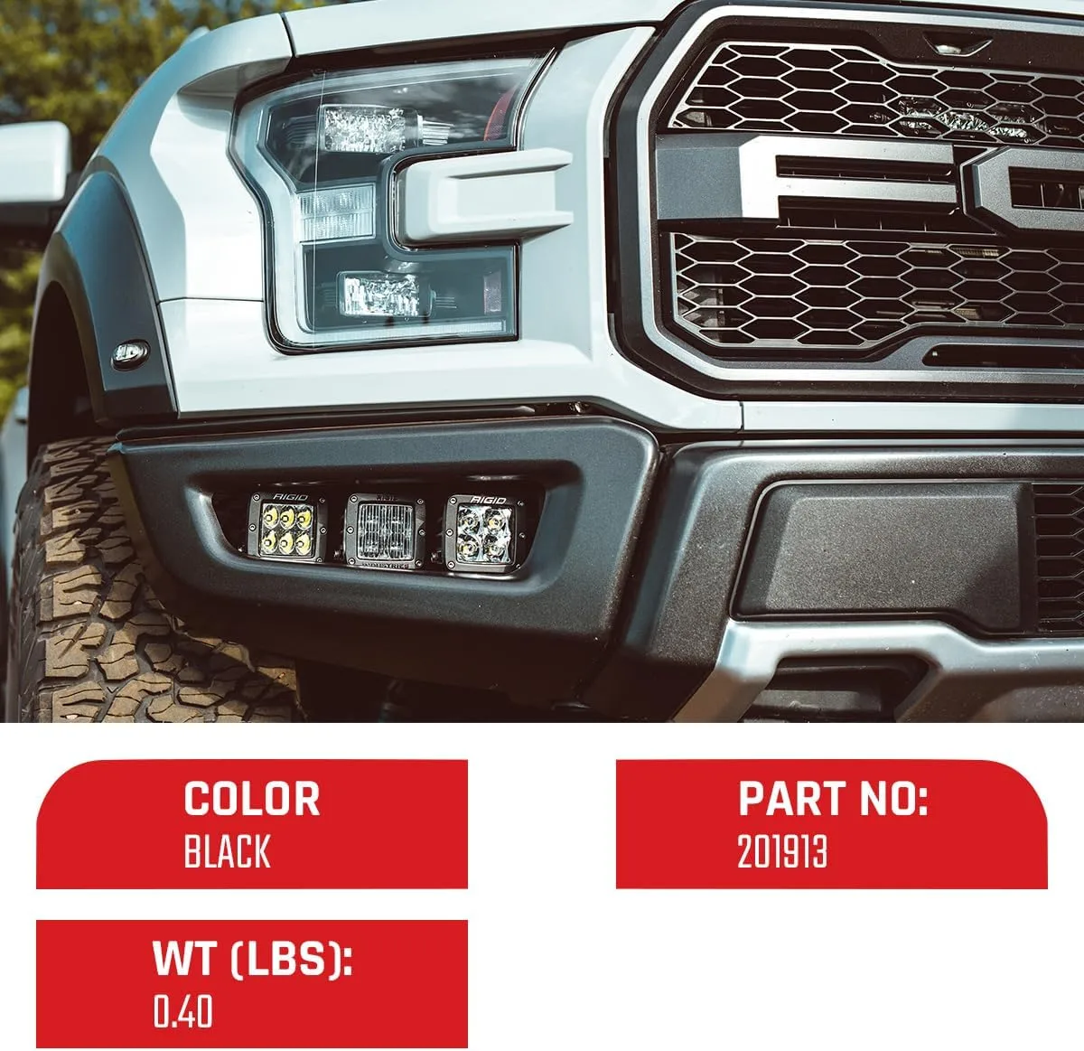 RIGID Industries D-Series Lens Cover - Black