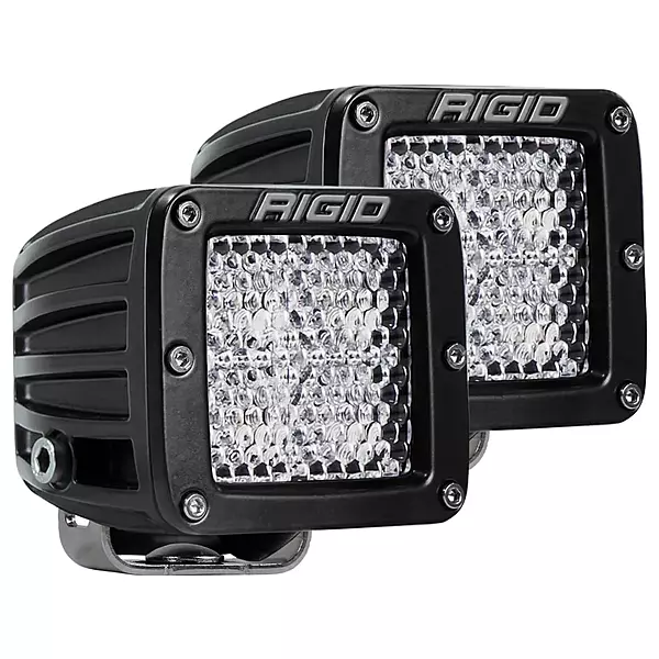 RIGID INDUSTRIES - D-Series PRO Diffused Beam, Pair, Universal, 2-Pack
