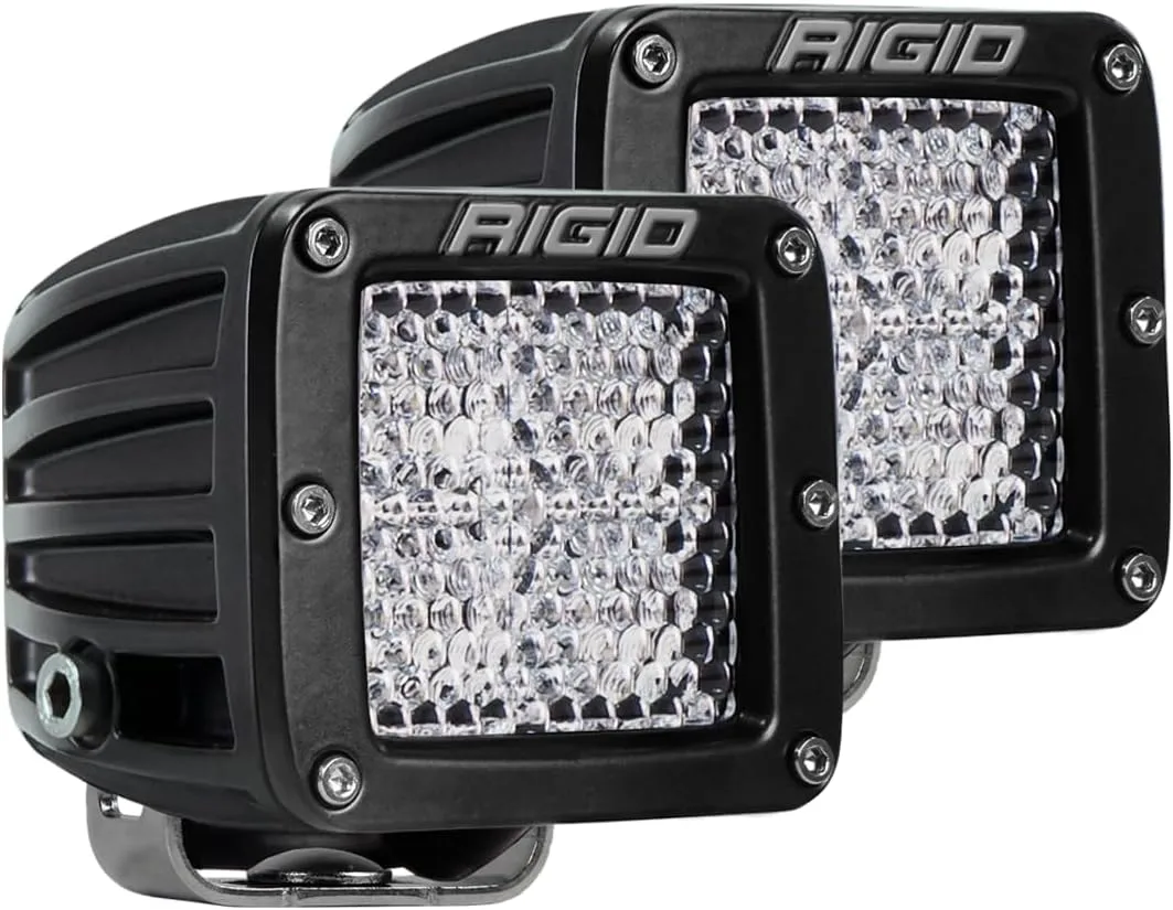 RIGID INDUSTRIES - D-Series PRO Diffused Beam, Pair, Universal, 2-Pack