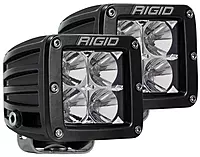 RIGID Industries D-Series PRO Hybrid-Flood LED - Pair - Black