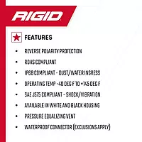 RIGID Industries D-Series PRO Hybrid-Flood LED - Pair - Black