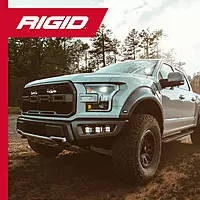 RIGID Industries D-Series PRO Hybrid-Flood LED - Pair - Black