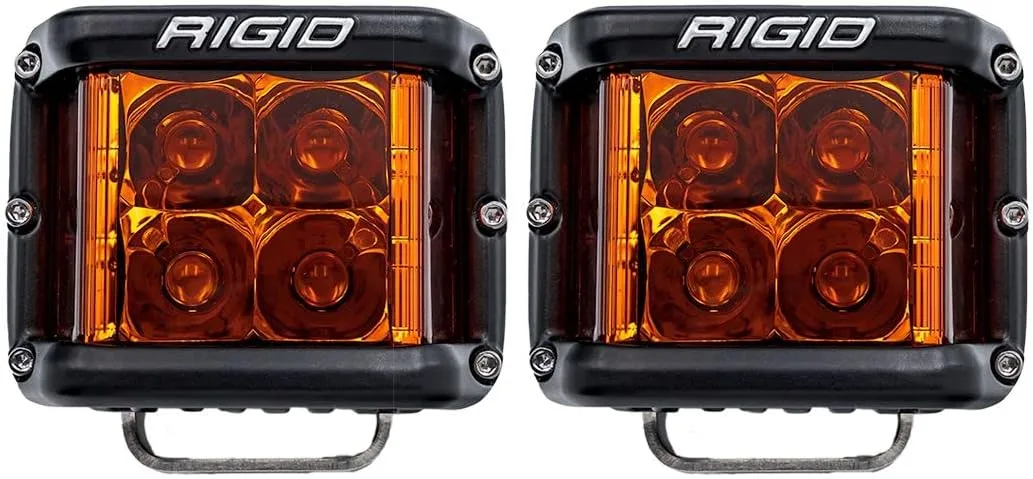 RIGID INDUSTRIES D-SS Spot with Amber PRO Lens - Pair (262214)