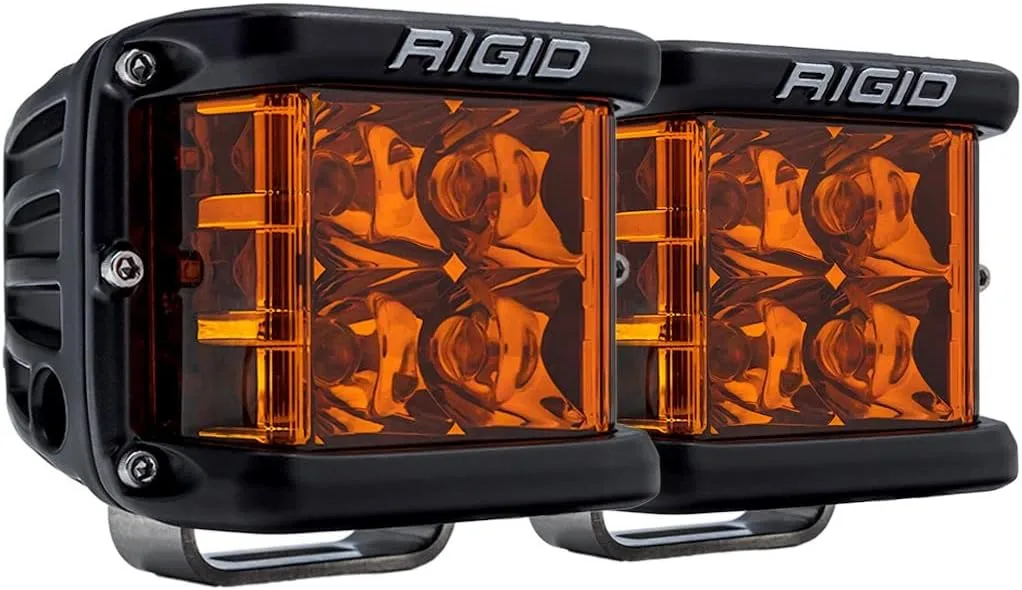 RIGID INDUSTRIES D-SS Spot with Amber PRO Lens - Pair (262214)