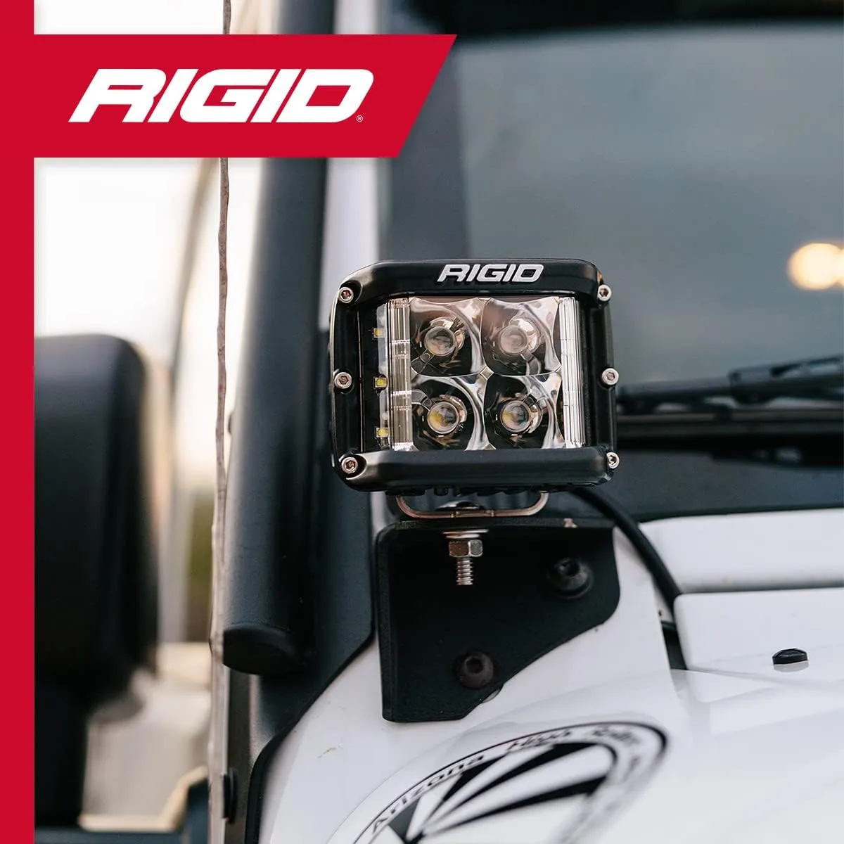 RIGID INDUSTRIES - D-Ss Series Black Light Cover: Automotive Headlight Protector