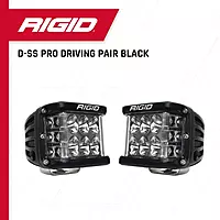 RIGID Industries D-SS Series PRO Driving Surface Mount - Pair - Black