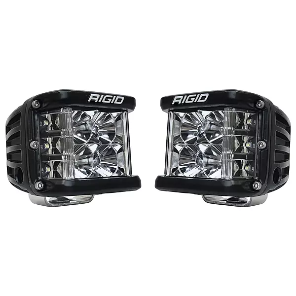 RIGID Industries D-SS Series PRO Flood LED Surface Mount - Pair - Black