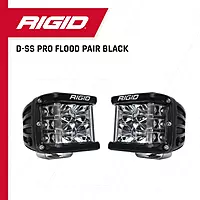 RIGID Industries D-SS Series PRO Flood LED Surface Mount - Pair - Black