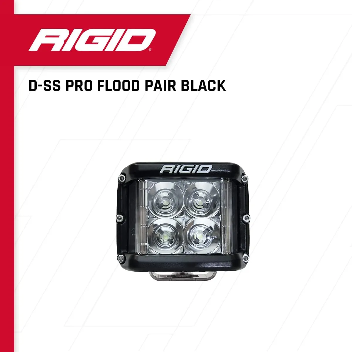 RIGID INDUSTRIES D-SS PRO Side Shooter Flood Surface Mount - Black
