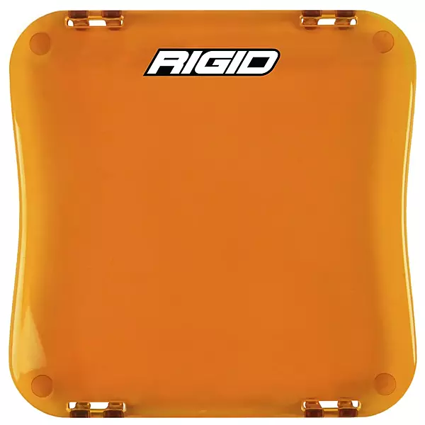RIGID INDUSTRIES D-XL Series, 4", Amber, Light Cover; Universal, 1 Pack